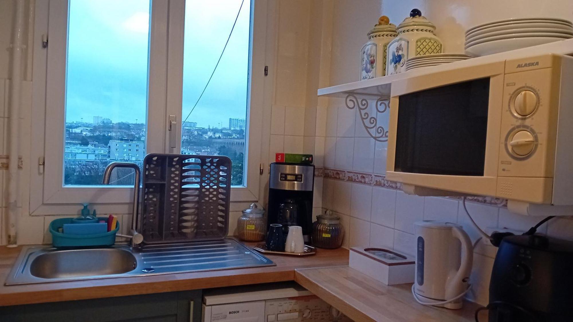 Appartement Lumineux A Arcueil-Cachan Bagian luar foto